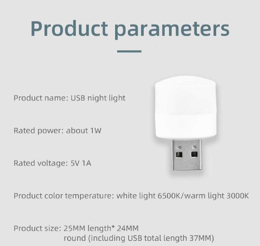 7 Pcs Mini USB LED Light Bulbs – Portable Plug-in Night Lamps for Laptops, Power Banks & USB Ports