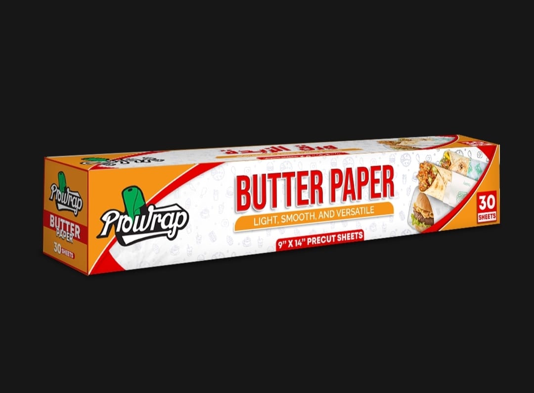 Prowrap Butter Paper – 9" x 14" Precut Sheets (30 Pcs) | High-Quality Waterproof & Grease-Resistant Food Wrap | Thicker Than Market Standard - Image 4