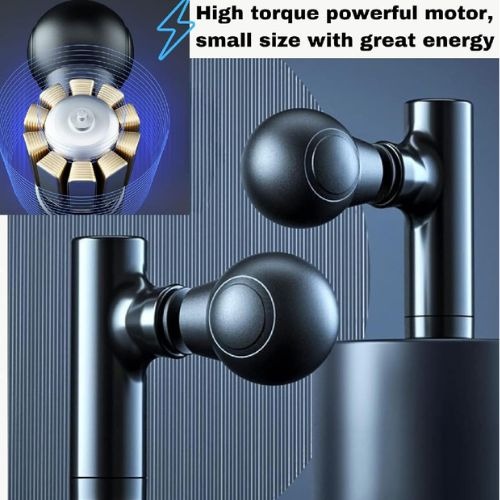 Rechargeable Facial Gun Massager – Compact Skincare Device with Type-C Charging, ABS Plastic, Portable & Easy-to-Use for Relaxing Face Massage - Image 4