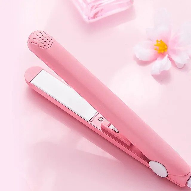 Mini Hair Straightener – Lightweight & Portable Travel Styling Tool | Medium Heat | High/Low Speed Settings | Corded Electric | Multicolor | ABS Plastic - Image 2