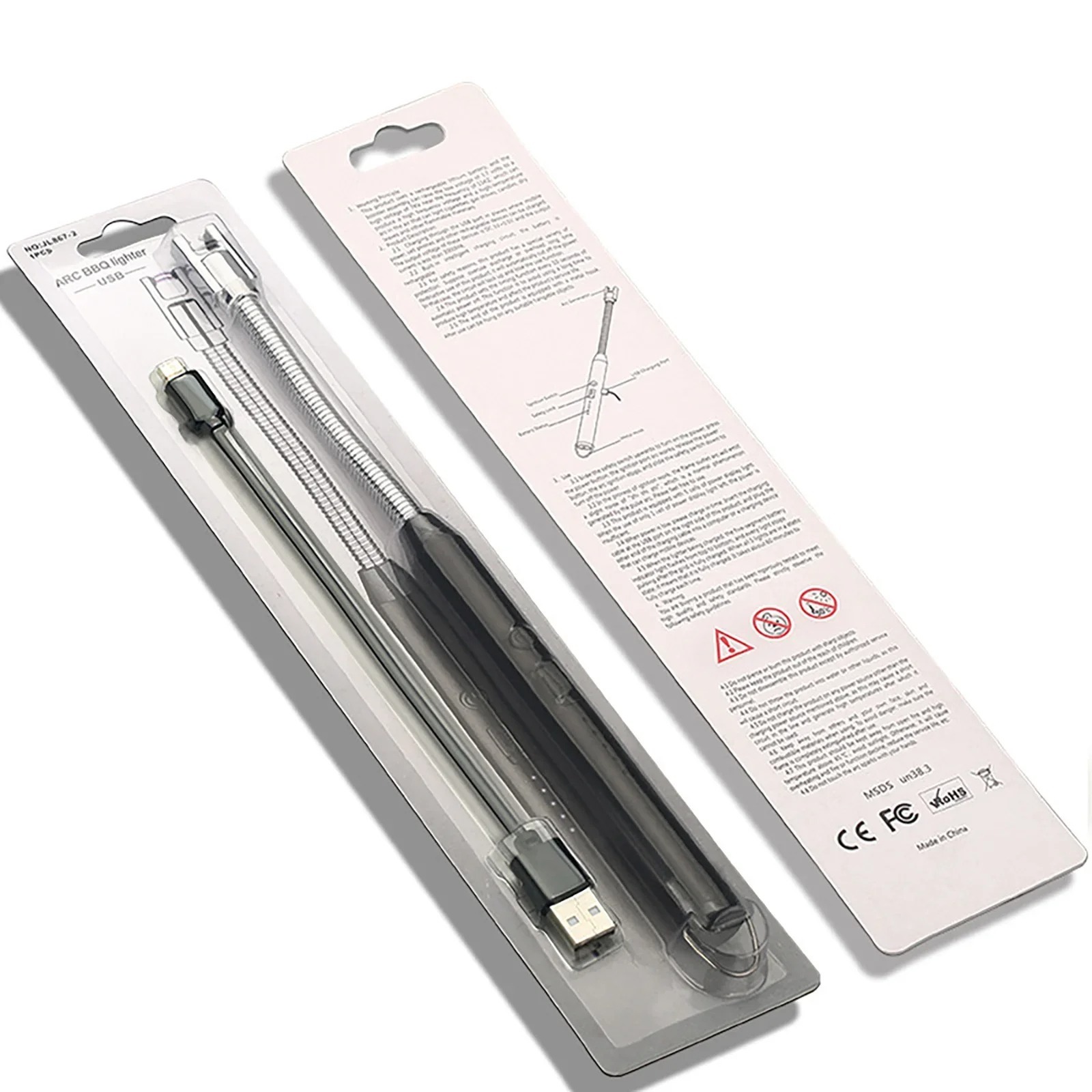 360° Outdoor Kitchen Lighter – USB Rechargeable Portable Electronic Arc Lighter with Flexible Neck, Safety Lock, Windproof & Eco-Friendly Design for Candles & Gas Stoves - Image 2