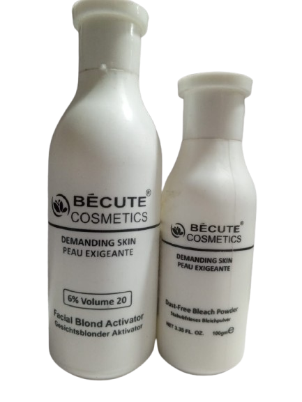 Becute Skin Polish Set – Bleach Powder & Facial Blonde Activator for Radiant and Even Skin Tone - Image 3