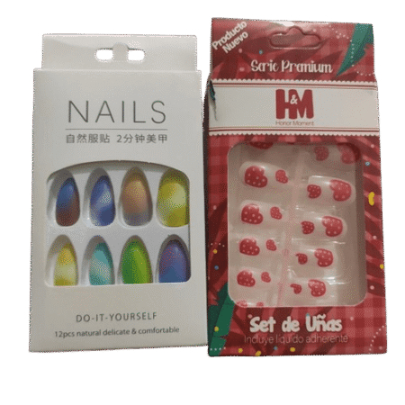 Artificial Press-On Nails Combo Set – Vibrant Colors & Trendy Designs | Reusable & Easy to Apply Nail Art Kit for All Occasions | Artificial Nails