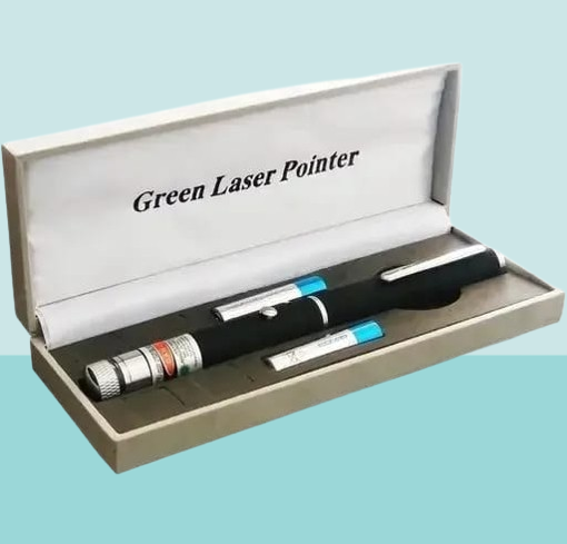 Green Multipurpose Laser Pointer Pen with Adjustable Antenna Cap for Pattern Projection and Presentations – Green Beam Light - Image 3