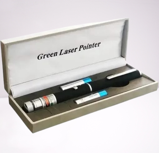 Green Multipurpose Laser Pointer Pen with Adjustable Antenna Cap for Pattern Projection and Presentations – Green Beam Light - Image 4