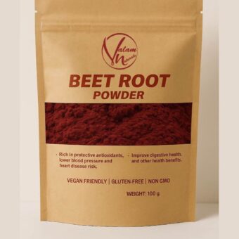 Natural Beetroot Powder 100g | For Glowing Skin, Pink Lips, Healthy Hair & Daily Nutrition | Pure And Organic Drink Mix Superfood