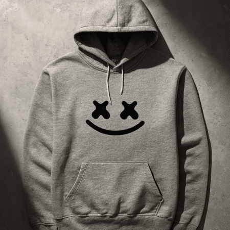 New Summer Collection Full Grey Hoodie  Printed For men And Boys