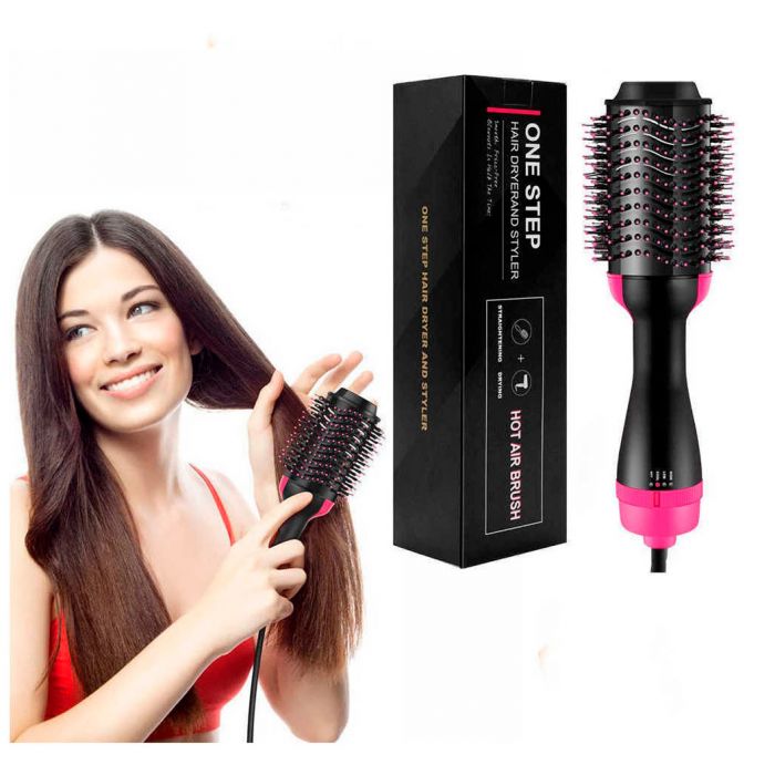 One Step 2 in 1 Hair Dryer & Brush (Dryer + Styler) Brush for Fast Drying, Straightening, Curling - Image 3