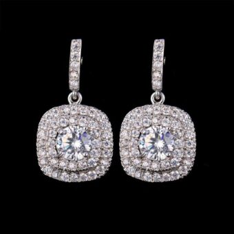Crystal Earrings – Sparkling Dangle Earrings for Party & Everyday Wear - Earings For Girls ( PJT-990 )