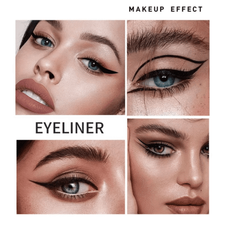 2 in 1 Winged Stamp Liquid Eyeliner Pencil Waterproof Fast Dry Lasting Black Eye Liner Pen | 2 in 1 Fit Colors Eyeliner For Girls | Eyeliner Pen 
