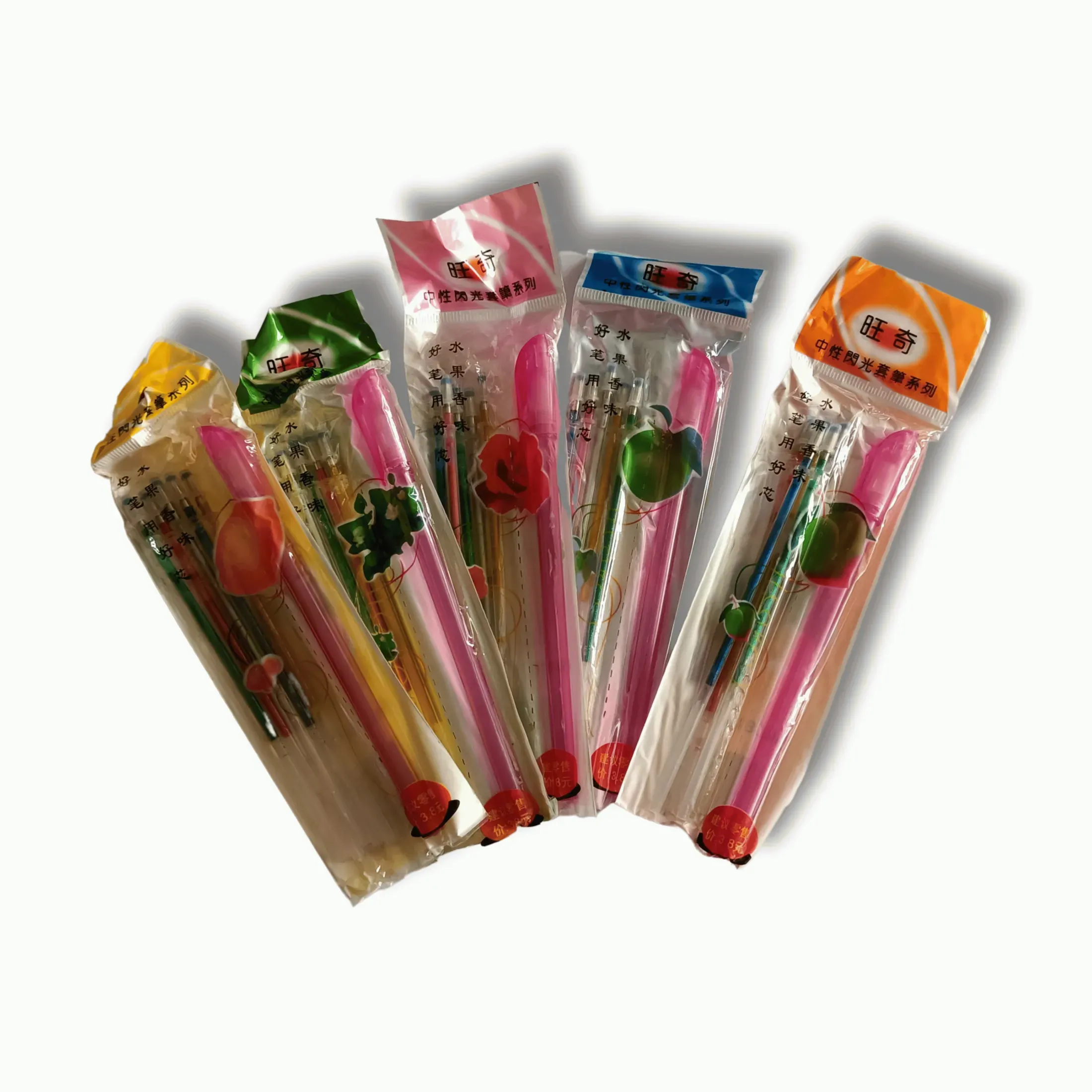 Glitter Gel Pen Refills Set – 5 Multi-Colored Metallic Ink Refills for Smooth Writing & Creative Art - Image 2