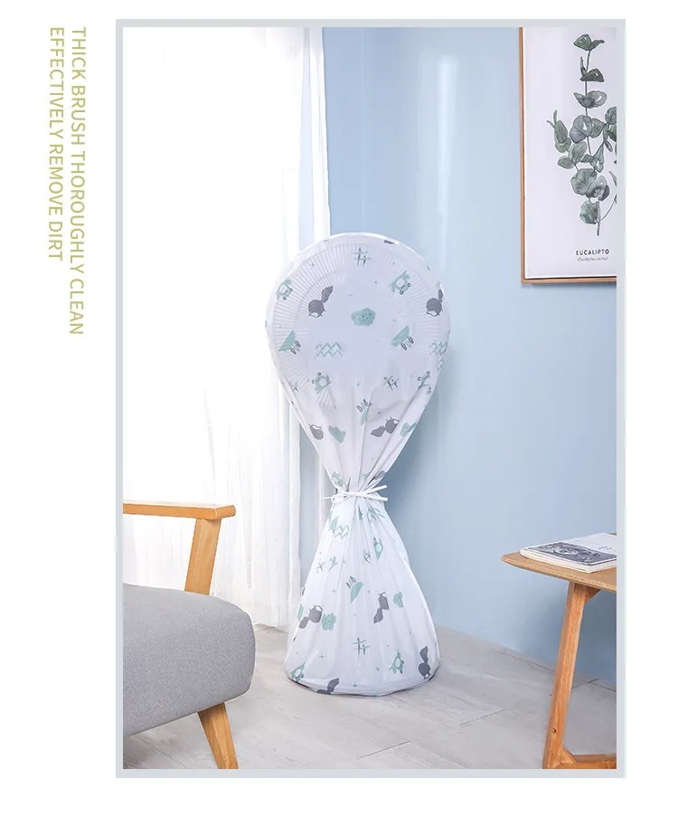 Decorative Fan Cover with Colorful Pattern Design – Dust Protection & Stylish Room Accent - Image 2