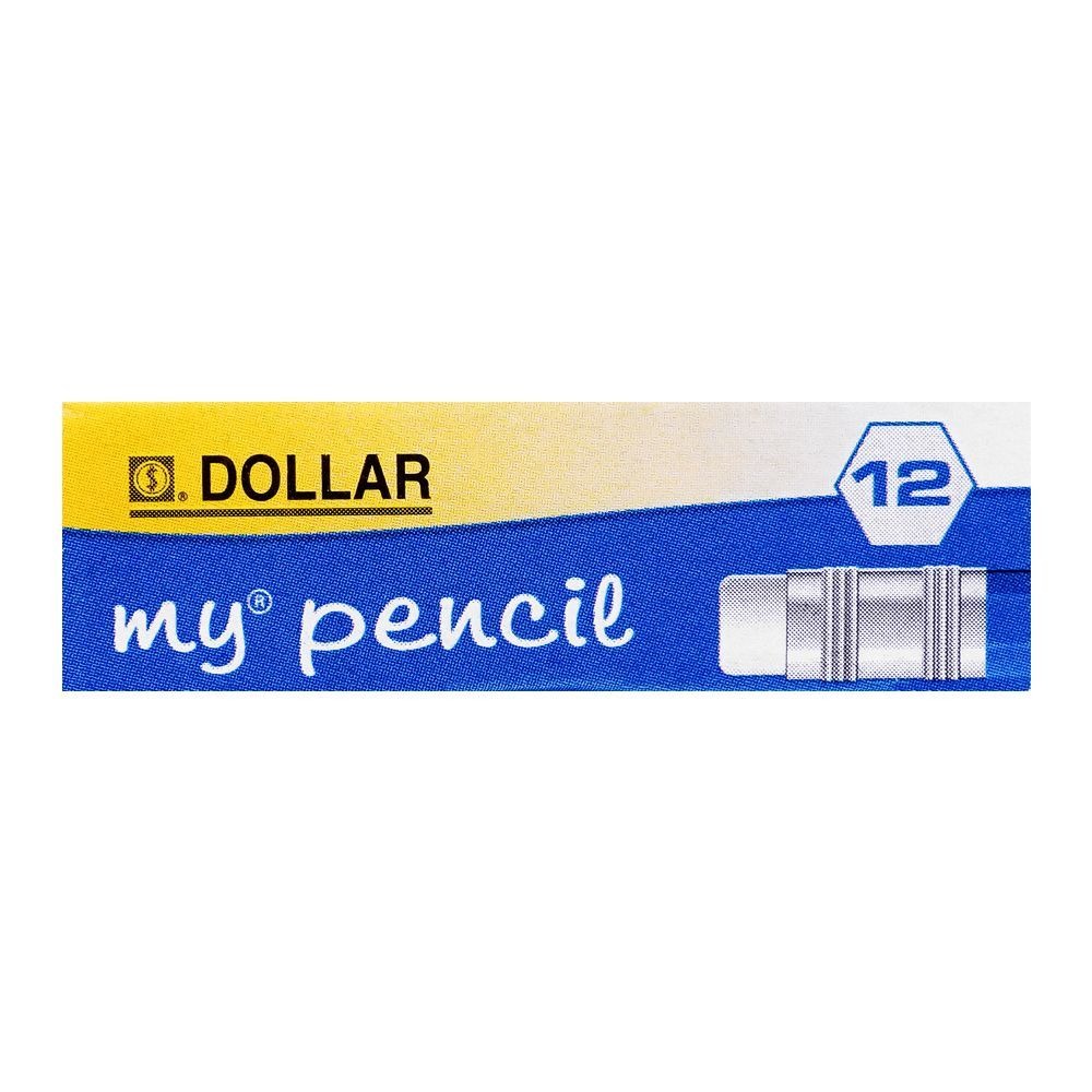My Pencil with Eraser – Pack of 12 | Smooth Writing, Durable, Built-in Eraser | Perfect for Students, Office, Drawing & Everyday Use (Random Color) - Image 4
