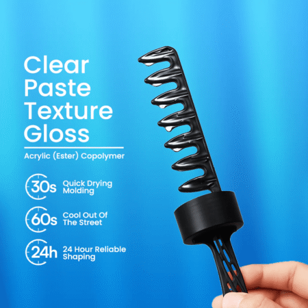 ECRIN Cool Styling Hair Gel with Active Collagen | Strong Hold, No Flakes, Nourishing Formula for All Hair Types, Daily Use Gel with Refreshing Cool Effect (280ml)