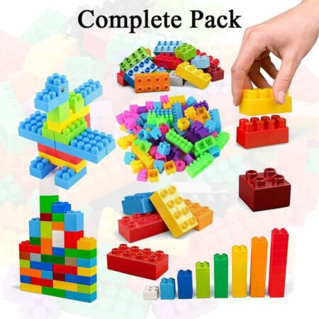 Building Blocks Toy Pack for Kids – 72 Pieces Multicolor