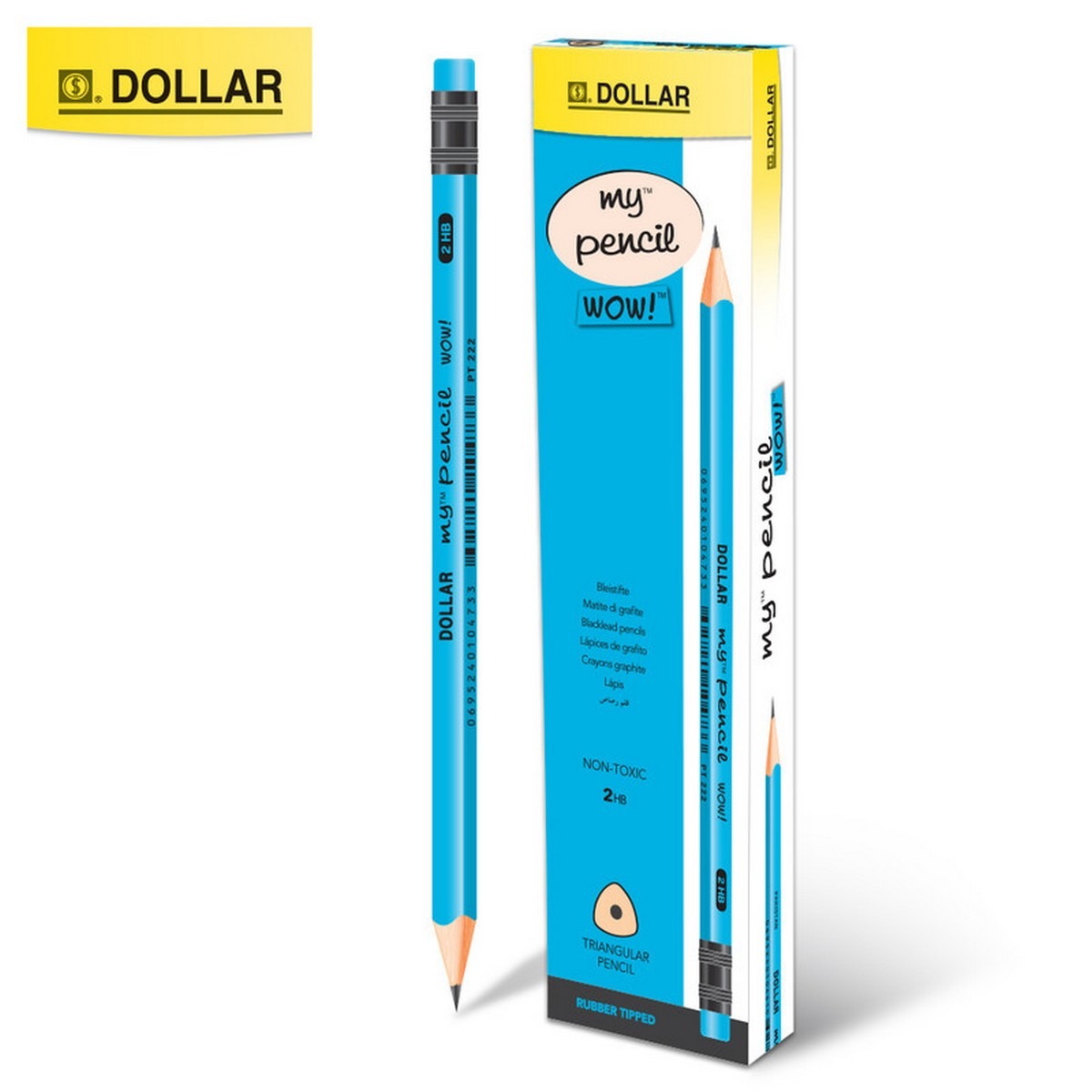 My Pencil with Eraser – Pack of 12 | Smooth Writing, Durable, Built-in Eraser | Perfect for Students, Office, Drawing & Everyday Use (Random Color) - Image 2