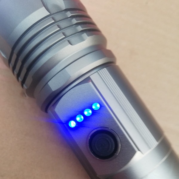 Tactical LED Flashlight Kit SP-38-1 – Rechargeable High Power Torch with 3x18650 Batteries & Portable Hard Case - Image 5