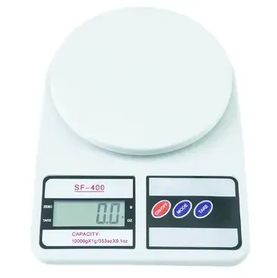 Best Imported Digital Food Kitchen Scale SF-400 With LCD Display | Grams and Ounces for Weight Loss, Baking, Cooking, Keto and Meal Prep, Medium, Stainless Steel weight Machine For Vegetable - Image 5