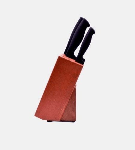 knife wood stand