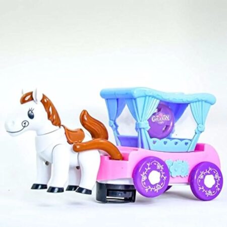 Cartoon Flash Carriage Musical Toy – Light & Sound Toy for Babies & Toddlers