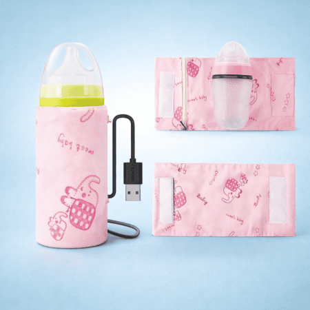 USB Portable Baby Milk Warmer Bag – Smart Constant Temperature Bottle Heating Sleeve