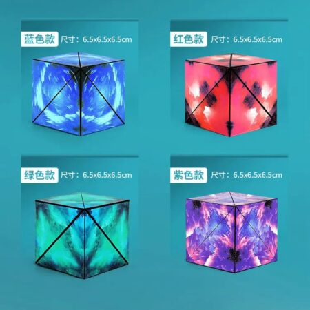 3D Flip Magnetic Magic Cube Puzzle – Anti-Stress Geometric Fidget Toy