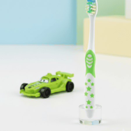 Children's Toothbrush with Toy & Protective Case – Fun Dental Care for Kids