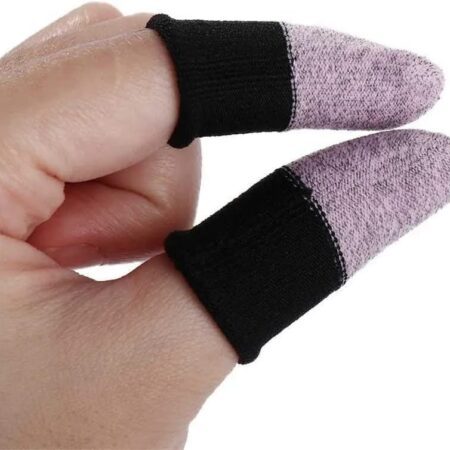 Gaming Finger Sleeves for Mobile – Anti-Sweat Touchscreen Thumb Sleeves (1 Pair)