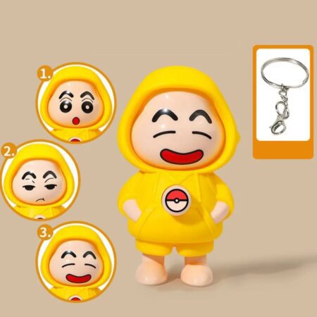 Face Changing Mini Doll Keychain – Collectible DIY Cartoon Toy for Kids