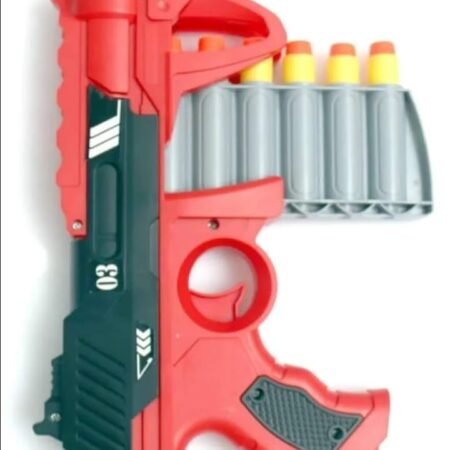 Soft Bullet Dart Blaster Toy Gun for Kids – Safe Foam Dart Shooter