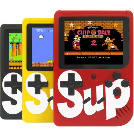 SUP 400-in-1 Retro Handheld Game Console – 3 Inch LCD Screen with TV Output