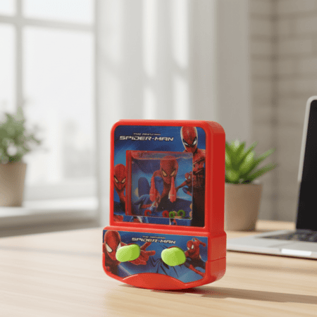 Handheld Ring Toss Water Game for Kids – Fun Superhero Themed Pocket Toy