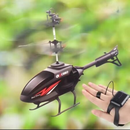Electric Helicopter with Induction Watch Control