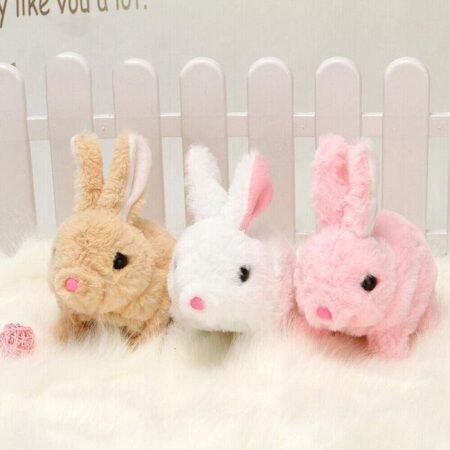 Plush Walking Rabbit Toy for Kids