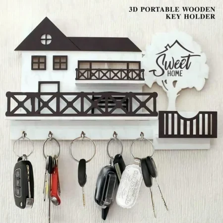 3D Wooden Key Holder – Sweet Home Design