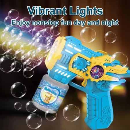 Automatic Electric Gear Bubble Gun