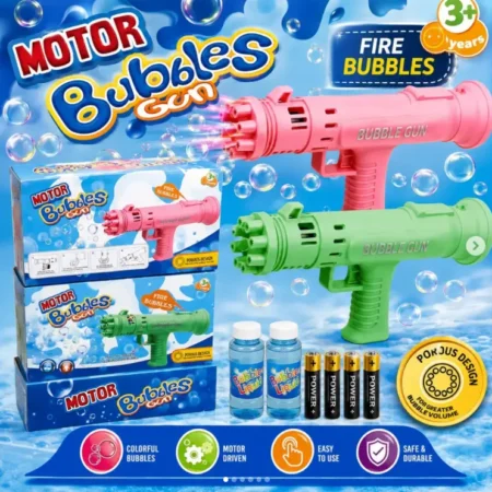 Electric Drive Bubble Gun Set – Style B