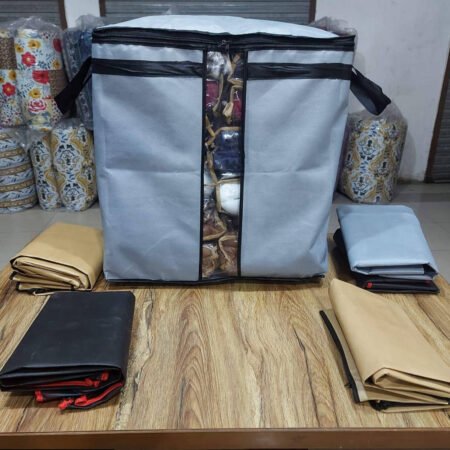 Grey Foldable Storage Bag – Large