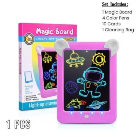 Magic Glow Drawing Board for Kids