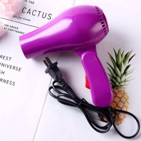Compact Hair Dryer for Home Use – Purple