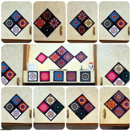 Handcrafted Mandala Tile Stickers