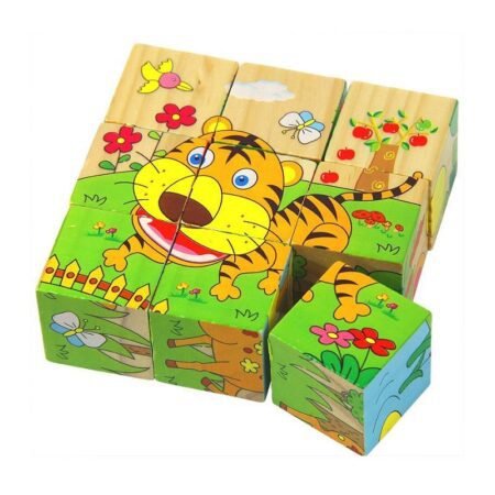 Tiger Jungle Wooden Puzzle for Kids