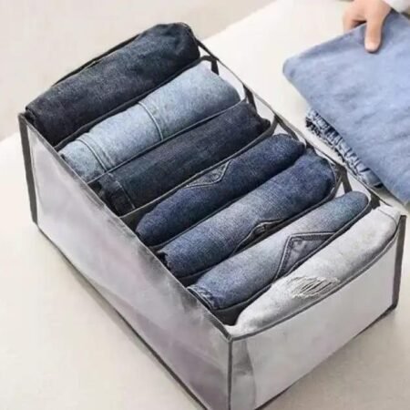 7 Compartment Foldable Jeans Organizer