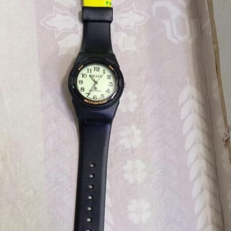 Men's Analog Watch with Rubber Strap