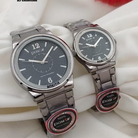 Couple Stainless Steel Watches – Set of 2