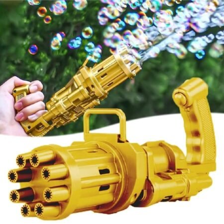 8-Hole Bubble Gun – Golden