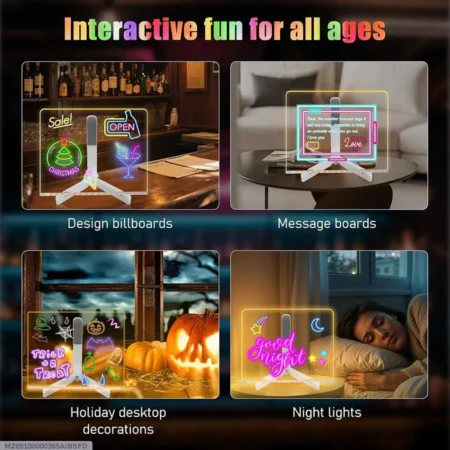 Acrylic LED Glow Writing Board