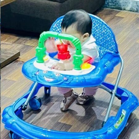 Baby Walker with Toys – Blue