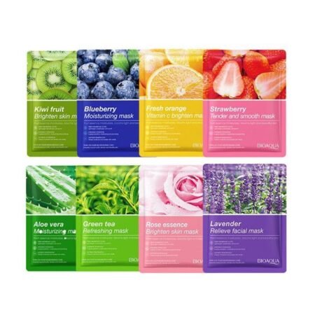 Fruit Extract Sheet Masks – Pack of 5